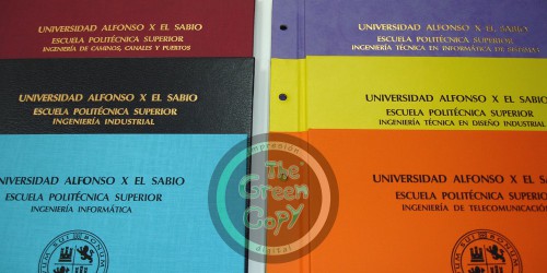 Grabado de Carpetas | The Green Copy SHIRT| Villanueva de la Cañada MADRID | 918157760 |