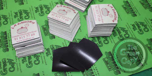 Impresión de Imanes para neveras personalizados La Zahora comida rápida | The Green Copy SHIRT| Villanueva de la Cañada MADRID | 918157760 |