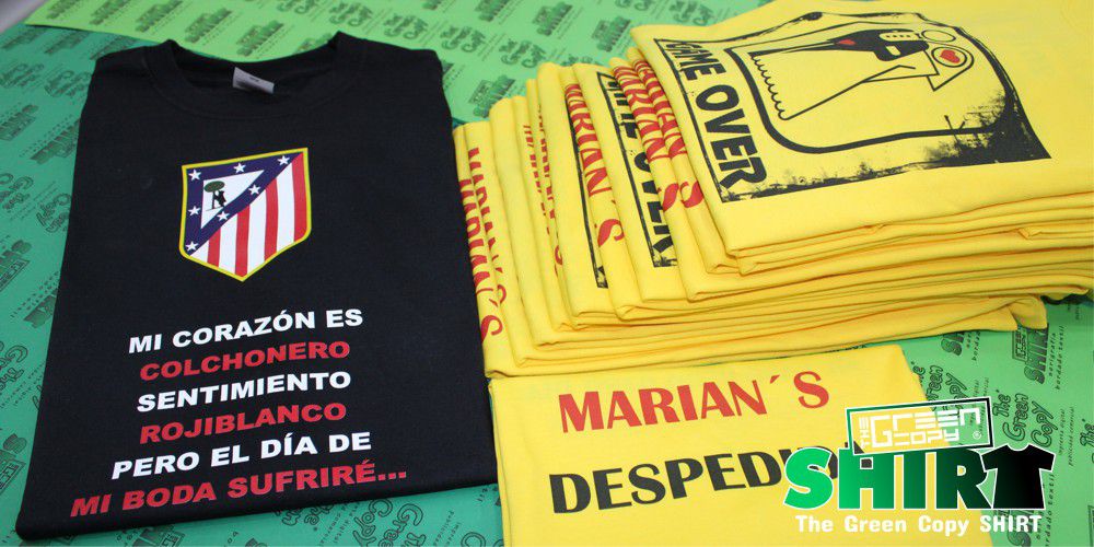 Impresión de Camisetas para despedida de soltero marians en Madrid - Tienda para imprimir camisetas para despedida marians Valdemorillo