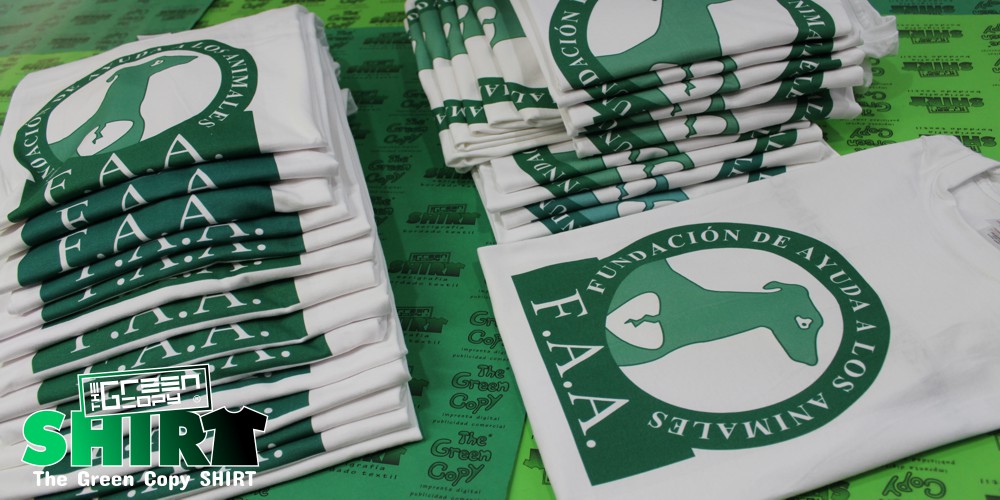 imprimir camisetas para funadion ayuda a los animales F.A.A. impresion serigrafia de camisetas textil l Villanueva de la Cañada MADRID