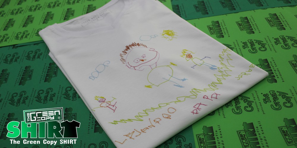 The Green Copy impresión de camisetas para el dia del padre imprimir serigrafía digital de camisetas Villanueva de la Cañada MADRID