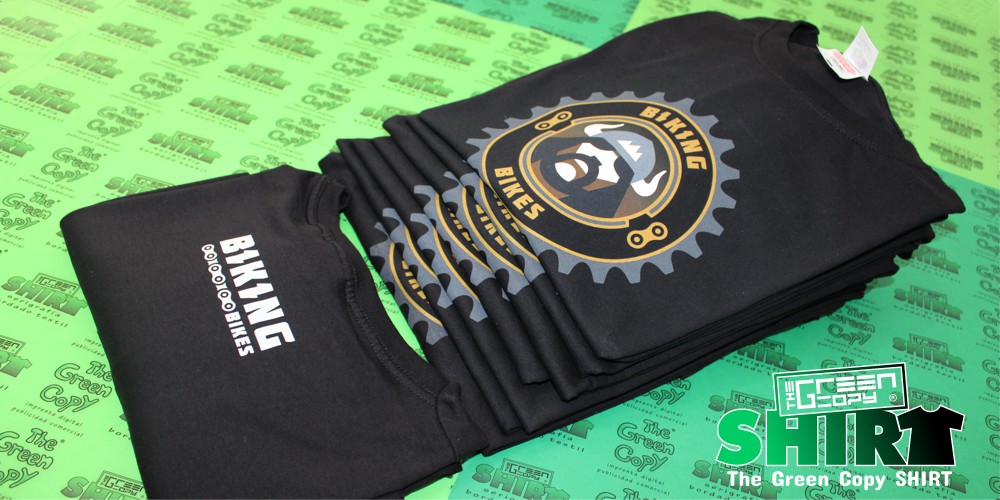 The Green Copy impresión de camisetas para clubes deportivos biking bikes bicicletas madrid imprimir serigrafía Villanueva de la Cañada MADRID