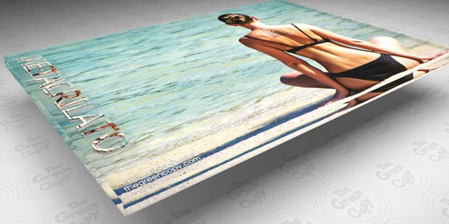 Tienda para imprimir foto en acrílico metacrilato chica playa relax. Impresión de fotos en metacrilato en Madrid Quijorna Pozuelo Valdemorillo