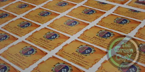 Impresión de Pegatinas para Botellas de Vino de Brunete | The Green Copy SHIRT| Villanueva de la Cañada MADRID | 918157760 |