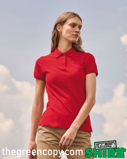 Impresión de Polo Personalizado FRUIT 65-35 MUJER - Serigrafía de Polos DTG DTF en Madrid