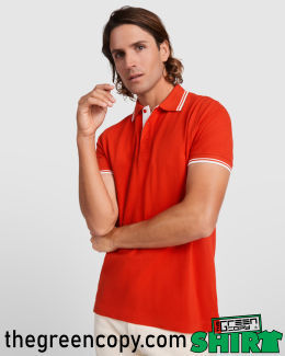 Impresión de Polo Personalizado ROLY MONTREAL HOMBRE - Serigrafía de Polos DTG DTF en Madrid
